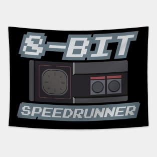 8-Bit Speedrunner Tapestry