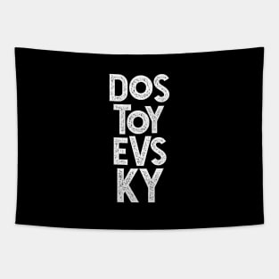 Fyodor Dostoyevsky Russian Literature Typography Tapestry