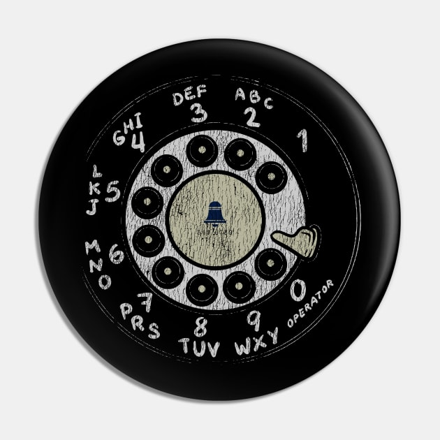 Vintage Rotary Dial Pin by olegam