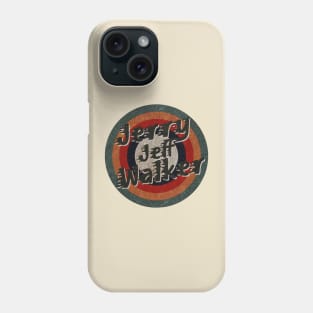 Retro Color Typography Faded Style Jerry Jeff Walker Phone Case