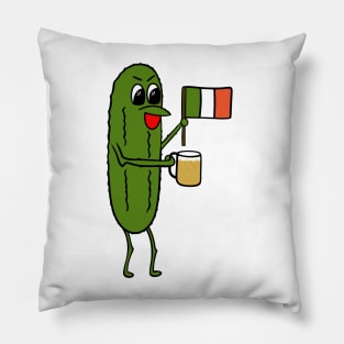 ST PATRICKS Day Irish Dill Pickle - St Patricks Day Art Pillow