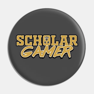 Scholar Gamer Pin