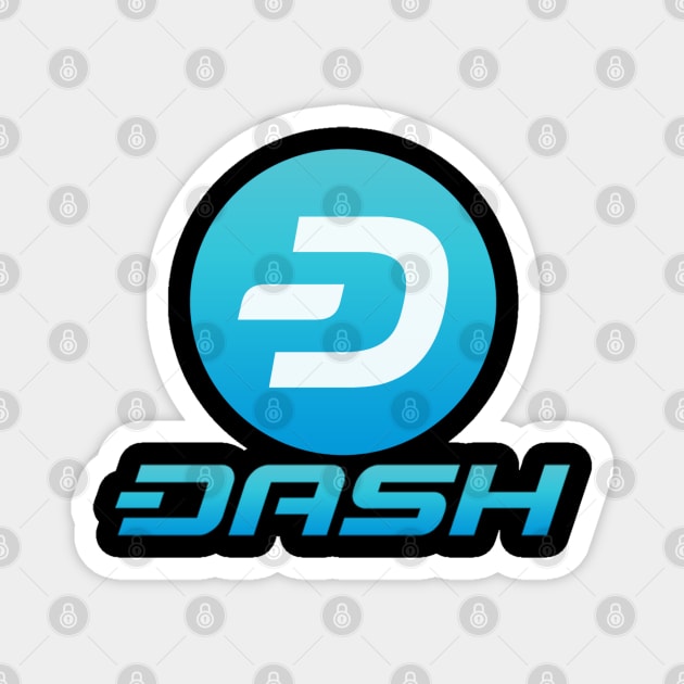 Dash  Crypto Cryptocurrency Dash  coin token Magnet by JayD World