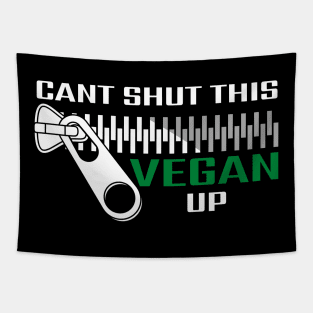 Funny Vegan Zipper Voice For Animals Tapestry