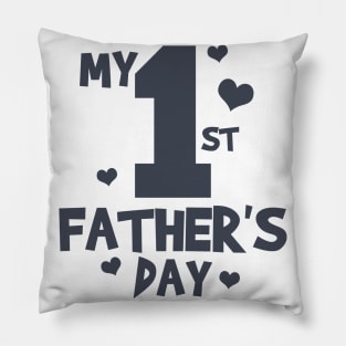 My First Fathers Day Pillow