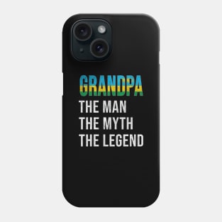 Grand Father Rwandan Grandpa The Man The Myth The Legend - Gift for Rwandan Dad With Roots From  Rwanda Phone Case