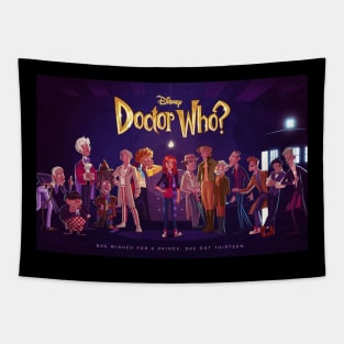 Doctor Who and the 13 Doctors Movie Tapestry