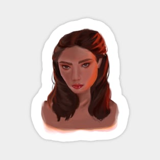 Female Portrait Magnet