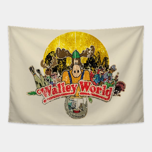 walley world vintage Tapestry by BangbangKittee