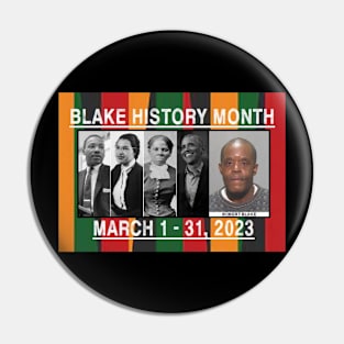 Blake History Month Pin