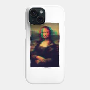 Mona Lisa Glitch Phone Case