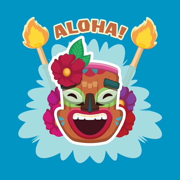 Aloha Hawaiian Tiki by bluerockproducts