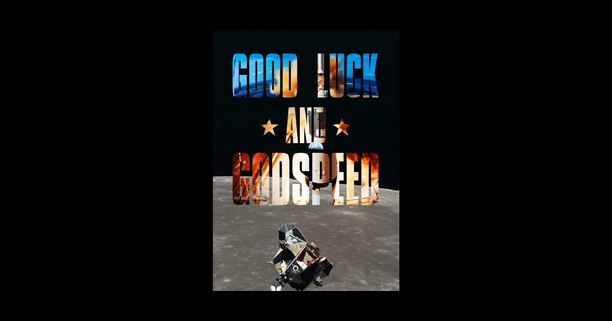 Good Luck and Godspeed Elon Musk Quote Sticker TeePublic(08)