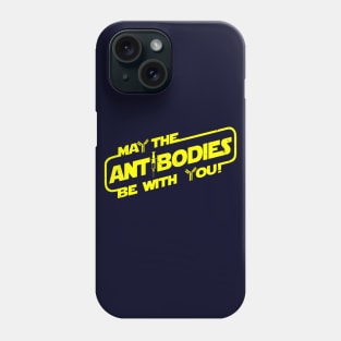 Wish Good Health Strong Immune System Antibodies Sci-fi Inspired Slogan Typography Phone Case