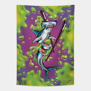 Sushi Shark Tapestry