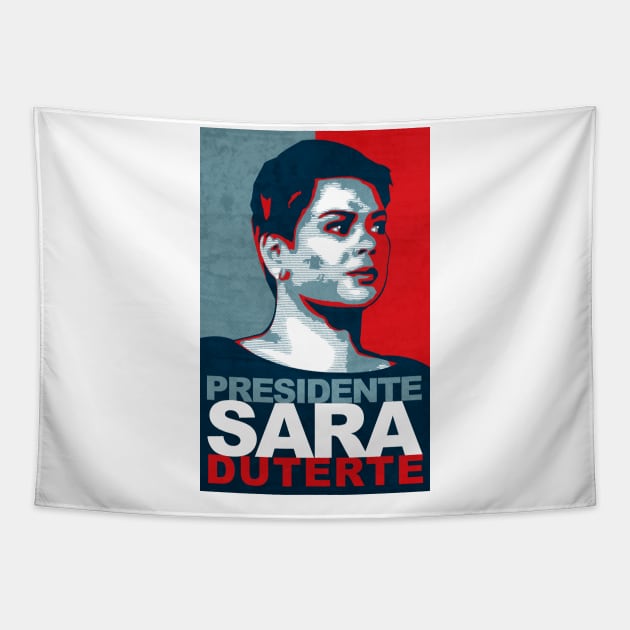 President Sara Duterte Tapestry by GraphicsGarageProject