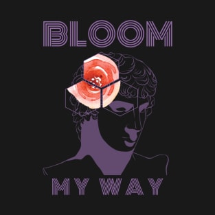 Bloom My Way Out of the Dark Amethyst Orchid T-Shirt