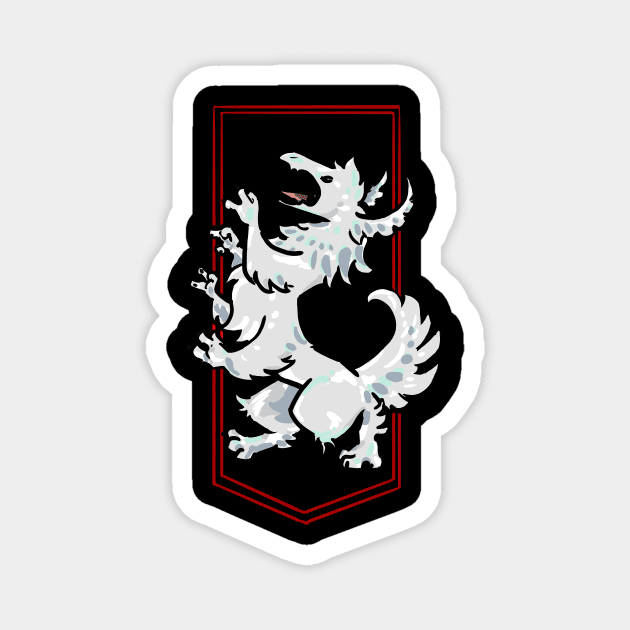 heraldic nikitak (with banner) Magnet by Inhuman [webcomic]