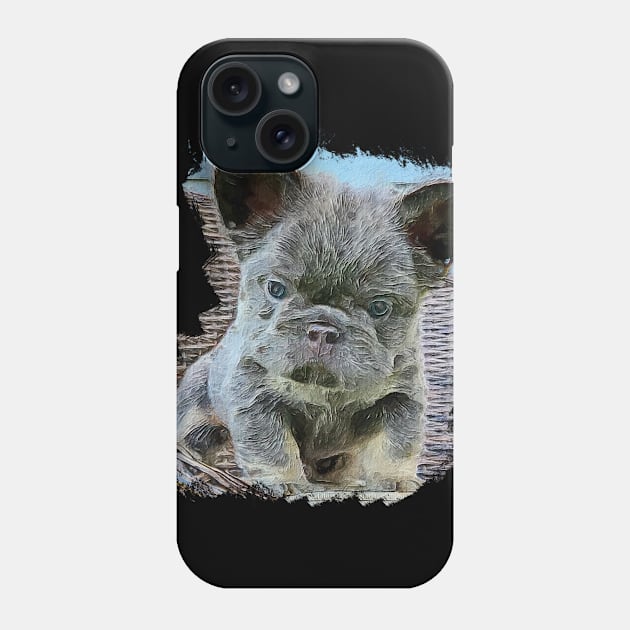 Cutie Frenchie Bulldog Puppy Phone Case by Leon Star Shop