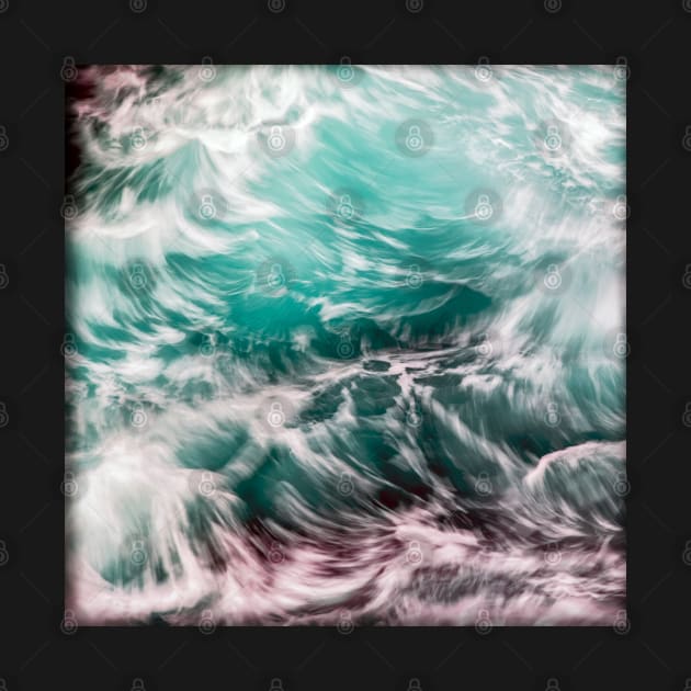 Colourful Ocean Waves by StylishPrinting