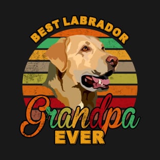 Best Labrador Grandpa Ever T-Shirt