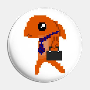 Business Goldfish Pixel Pin