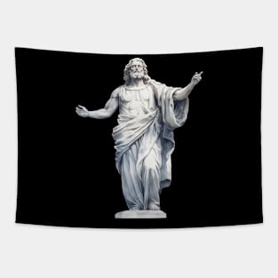 Zeus Statue Tapestry