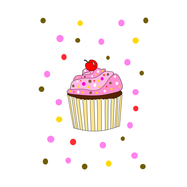 EVERYTHING Is Better With Sprinkled Cupcake Lover - Cupcake Art by SartorisArt1