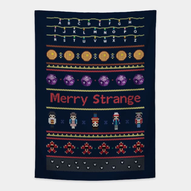 Merry Strange Tapestry by Plan8