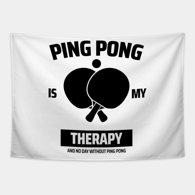 ping pong Tapestry by Mandala Project