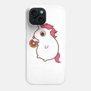 Unicorn Eating A Donut Phone Case