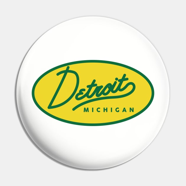 Detroit Pin by J31Designs