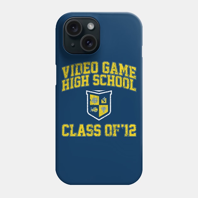 Video Game High School Class of 12 Phone Case by huckblade