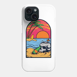 chilling beach Phone Case