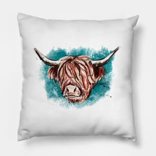 Highland Cow Pillow