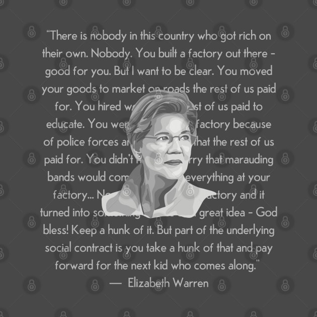 Elizabeth Warren by Slightly Unhinged