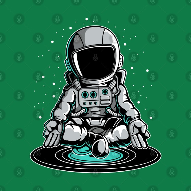 astronaut yoga by Mako Design 