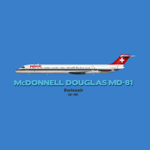 McDonnell Douglas MD-81 - Swissair by TheArtofFlying