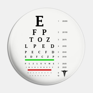 Eye Exam Pin