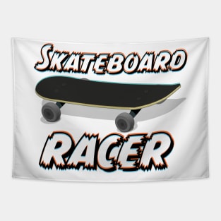 Skateboard Racer Tapestry