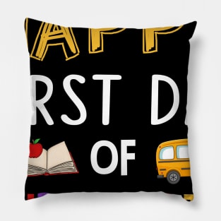 Happy First Day Of Kindergarten Grade Pillow