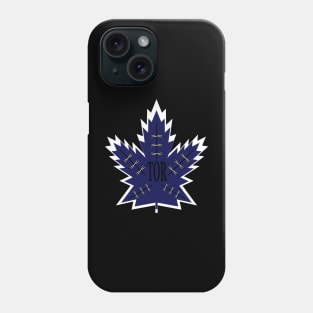Toronto Hockey Laced Leaf White Phone Case