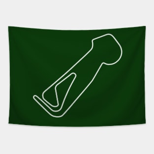 Snetterton Circuit [outline] Tapestry