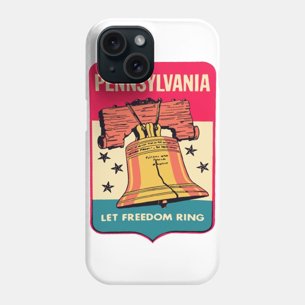 Liberty Bell Decal Design Phone Case by zsonn