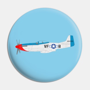 P51 Mustang Pin