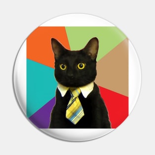 Business Cat Pin