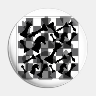 Chess Pieces Pin