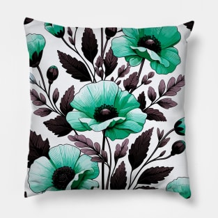 Poppy Flower Pillow