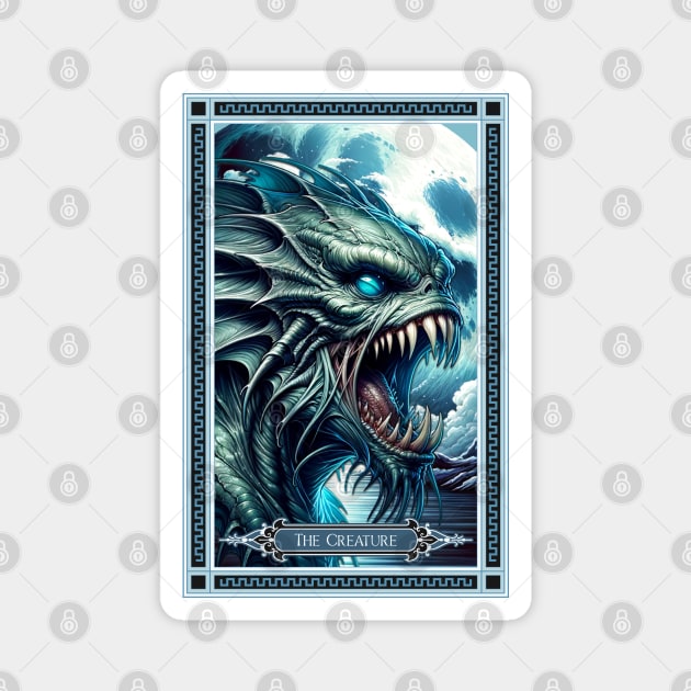 The Creature Tarot Card Magnet by HolidayBug
