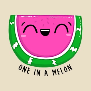 One in a Melon - cute kawaii watermelon T-Shirt